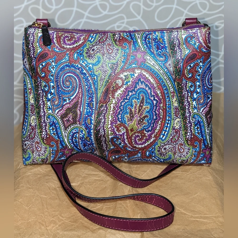 Etro Milano Paisley Crossbody EUC Rare - Picture 1 of 16